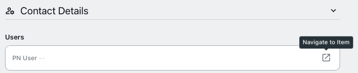 Where to find the Contact Details section in Account Settings